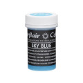 Sugarflair SKY BLUE Pastel Paste Gel Edible Concentrated Food Icing Colouring