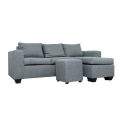 Andre 3 Seater Sofa - Light Grey