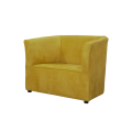 Prince Tub Chair - Yellow Velvet