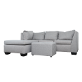 Bava Corner Couch - Light Grey - Left Hand