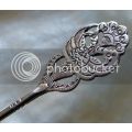 Beautiful ornately engraved Dutch hallmarked silver salt spoon