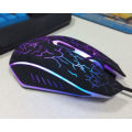 Weibo Gaming Mouse, 1600 DPI USB Wired Optical Game Light Mouse, 6 Buttons for Notebook, PC, Laptop