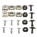 Set Undertray Guard Engine Cover Fixing Fitting Clips Screws Kit For AUDI A4 A6
