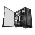 Antec P120 Crystal Tempered Glass Side/Front Atx Gaming Chassis Black