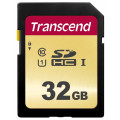 Transcend 500S 32Gb Uhs-1 Class 10 U1 Sdhc Card - Mlc
