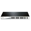 D-Link 26-Port Smart Managed Poe Switch - 24X 10 100Mbps Ports, 2X 1Gbps Ports (2X Sfp Combo), 19...