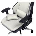 Cooler Master Caliber X1C Premium Gaming Chair Grey Fabric Recline Height Adjust Head And Lumbar Pil
