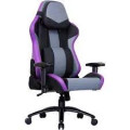 Cooler Master Cm Chair R3; Black; Grey; Purple. Ergoo Chair; Lumbar And Neckrest Support. Adjusta...