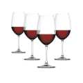 Spiegelau Lead-Free Crystal Salute Bordeaux Wine Glasses, Set of 4 - 4720177