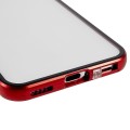 For Samsung Galaxy S21+ 5G Anti-peeping Magnetic Double-sided Tempered Glass Phone Case(Silver)