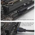 10 PCS 3.0 19P 20P Motherboard Male To Female Extension Adapter, Model: PH19A(Balck)
