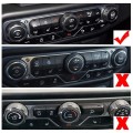 For Jeep Wrangler 2018-2021 4 in 1 Car Air Conditioner Switch Headlight Button Knob Cover Trim(Black