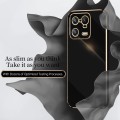 For Xiaomi 13 Pro XINLI Straight 6D Plating Gold Edge TPU Phone Case(Black)