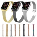For Apple Watch Series 9&8&7 41mm / SE 3&SE 2&6&SE&5&4 40mm / 3&2&1 38mm Milanese Stainless Steel Wa
