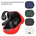 For Anker Soundcore AeroFit  Pro Wireless Earphone Silicone Protective Case(Dark Blue)