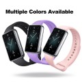 For Honor Band 9 Solid Color Silicone Watch Band(Pink)