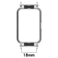 For Samsung Galaxy Fit 3 18mm Metal Frame Watch Protective Case(Gold)