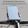 BIKERSAY MP008 Bike Motorcycle Aluminum Alloy Phone Holder Handlebar Clips (Black)