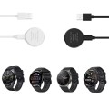 For Huawei Watch GT 4 46mm Smart Watch Magnetic Suction Split Charging Cable, Length: 1m(Black)