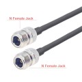 N Female To N Female RG58 Coaxial Adapter Cable, Cable Length:1.5m