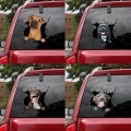 7 PCS Animal Wall Stickers Puppy Hole Car Window Static Sticker(Puppy 08)