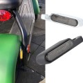 2 PCS Motorcycle Handle Turn Light Metal LED Indicator Light(Silver)