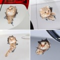 Style 4 Large 3D Stereo Cat Car Sticker Car Body Scratches And Occlusion Stickers