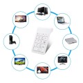 Mini 2.4G Wireless Numeric Keypad(White)
