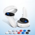 20 PCS Peripheral Button VR Handle Rocker Silicone Protective Cover, For Meta Quest 2(White)