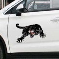 2pcs Colorful Black Panther Car Hood Door Reflective Sticker(Head Towards The Left)