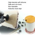 MECHANIC Octopus Ball Small Suction Cup Holder Mini Lazy Soft Silicone Cell Phone Holder(White)