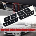 For Mercedes Benz W204/C300 2007-2014 Inner Door Switch Button Repair Sticker(Style 2)