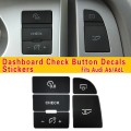 For Audi A6/A6L 2005-2011 Central Control Button Repair Sticker(For Left Driving)