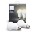 Philips Hue White Wireless LED Light Bulb 9W 806LM  B22 (Works with Alexa  Google Assistant  Home...