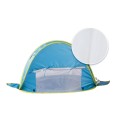 Kids Pop-Up Beach Tent - with Sun Shade and Splash Pad Light Blue