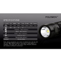 Folomov EDC-C4 1200 Lumen Multifunction USB Rechargeable Flashlight