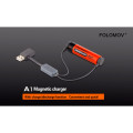 Folomov A1 Magnetic USB Li-ion Battery Charger with Charging/Discharging/Power Bank Function