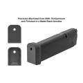 UTG PRO +0 Base Pad, Glock Small Frame, Matte Black Aluminium