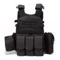 Basic Medium MOLLE Plate Carrier/Vest Only - Various Black
