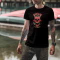 TON "Darkslide Red Skull" Unisex Premium T-Shirt - Black 3XL
