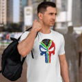TON "SA Flag Punisher" Unisex Premium T-Shirt - White L