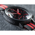 DETOMASO Men's Milano Swiss Black IP Chrono Watch *BRAND NEW! 100% Authentic German Motorsport Watch