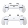 PS5 Dualsense Controller 2 Pairs Shoulder Buttons Extension Triggers Solid White