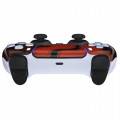 PS5 Dualsense Controller Front Shell With Touchpad Glossy Red Black Camouflage