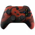 XBOX SERIES S/X Controller Front Faceplate Red Black Camouflage