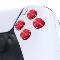 PS5 Dualsense Controller Metal ABXY Bullet Buttons RED