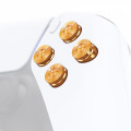 PS5 Dualsense Controller Metal ABXY Bullet Buttons GOLD