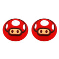 PS5 Dualsense Ccontroller Thumbcaps Red AND Blue Toad Set