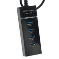 Dobe 4 Ports Hub Usb 3.0 Superspeed High Speed For Ps4 (S)/ Ps4 Pro/ Xbox One (S)/ Xbox 360/ Pc - Bl