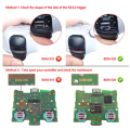 PS5 Dualsense Controller Full Button Set Clear Blue BDM-020